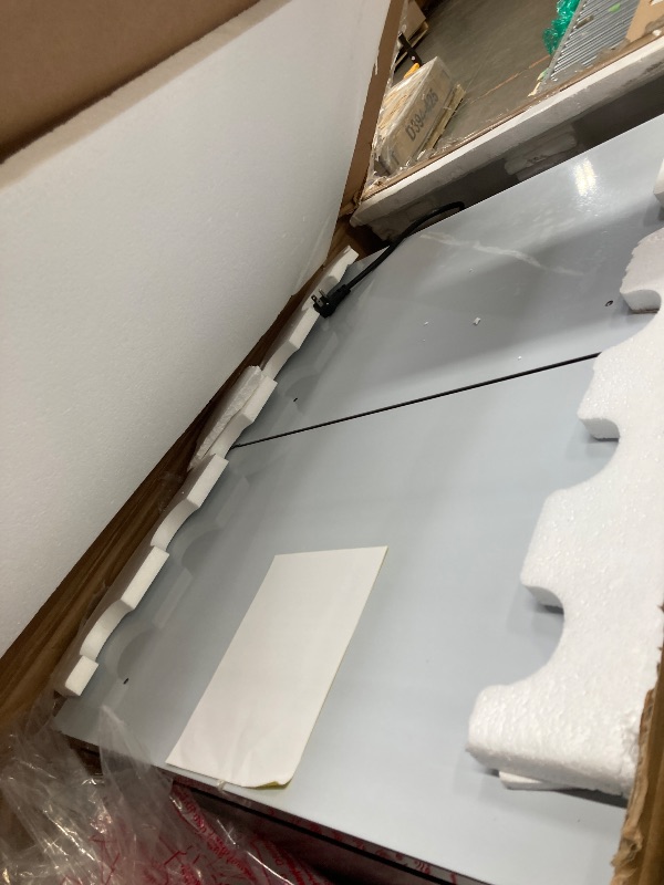 Photo 1 of *PARTS ONLY* Dented at bottom* Antarctic Star Outdoor Beverage Refrigerator 24 Inch Wide,Stainless Steel Double Drawer Mini Fridge 145 Cans for Undercounter Built-in or Freestanding,Wine Cooler for Home & Patio,32-50°F,Silver