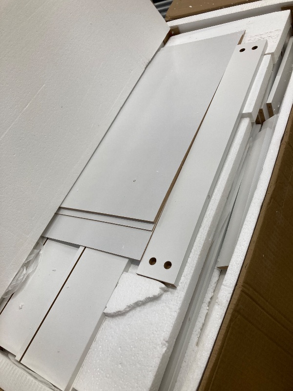 Photo 1 of *Little chip marks* IDEALHOUSE 5 Chest of Drawer Dresser, Modern White Storage Organizer with Drawers for Bedroom, Living Room, Entryway, 42.5'' Tall