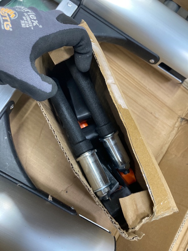 Photo 1 of *Damage to box* JADDUO Telescoping Ladder,27.9 FT Extension Ladder,Aluminum Lightweight Telescopic Ladder with 2 Triangle Stabilizers, Telescoping Attic Ladders RV Ladders for Travel