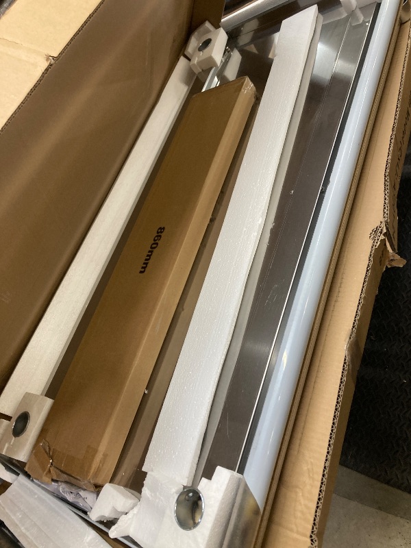 Photo 1 of *Scratches* Derro Stainless Steel Table for Prep & Work, 24 x 48 in, NSF Metal Commercial Heavy Duty Table with Backsplash and Adjustable Under Shelf and Foot for Restaurant, Home and Hotel
