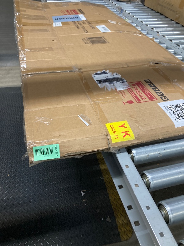 Photo 1 of *Chipped* Curved Corner Table top, White