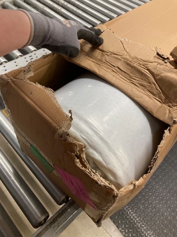 Photo 1 of *Damage box* Zinus 12 Inch Queen Green Tea Memory Foam Mattress [New Version], Fiberglass Free, Medium Firm Feel, Zoned Pressure Relief, Certified Safe Foams & Fabric, Mattress in A Box