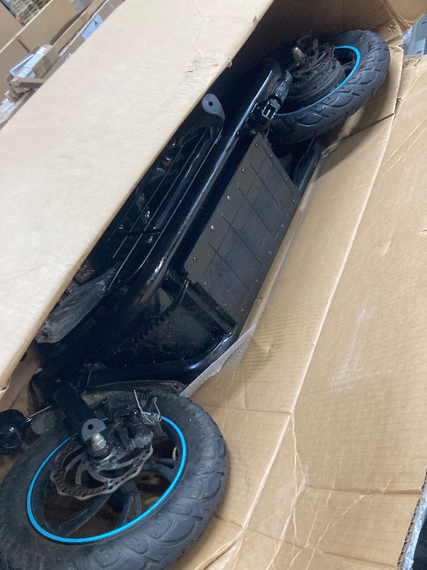 Photo 1 of *Damage to underside* URBANMAX Electric Scooter with Seat, 550W Motor, 18.6MPH Top Speed, 20 Miles Range, Adults Electric Scooter with Large Storage Basket for Pets Dogs and Items?C1S-V1