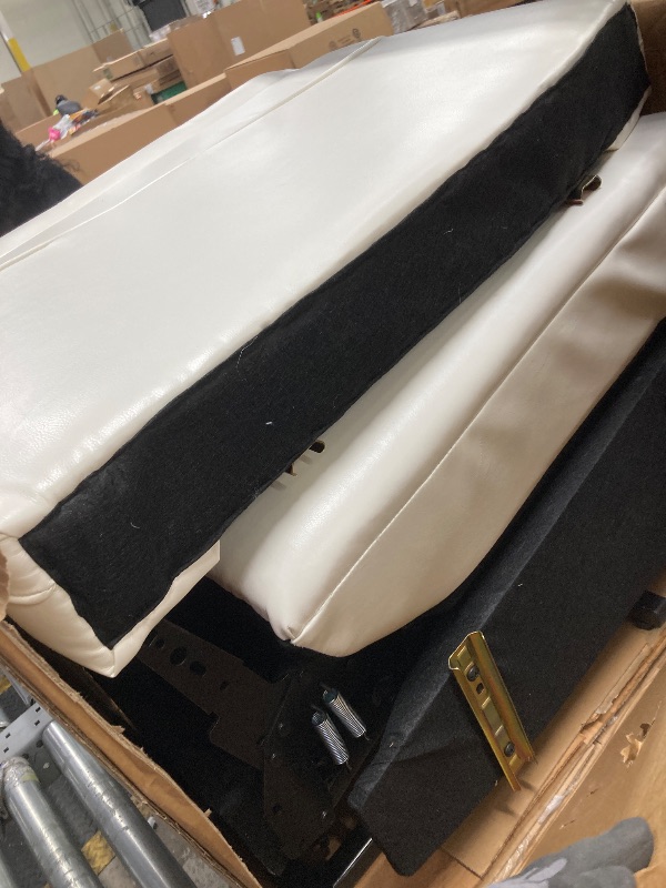 Photo 1 of *Boxes 1 & 2* Recliner Chair, Electric Power Lift Chair with Remote, Stand Assist for Elderly, 3 Adjustable Positions, USB Charging Ports, Cup Holders, Side Storage Pockets, Comfortable Sofa for Living Room, White