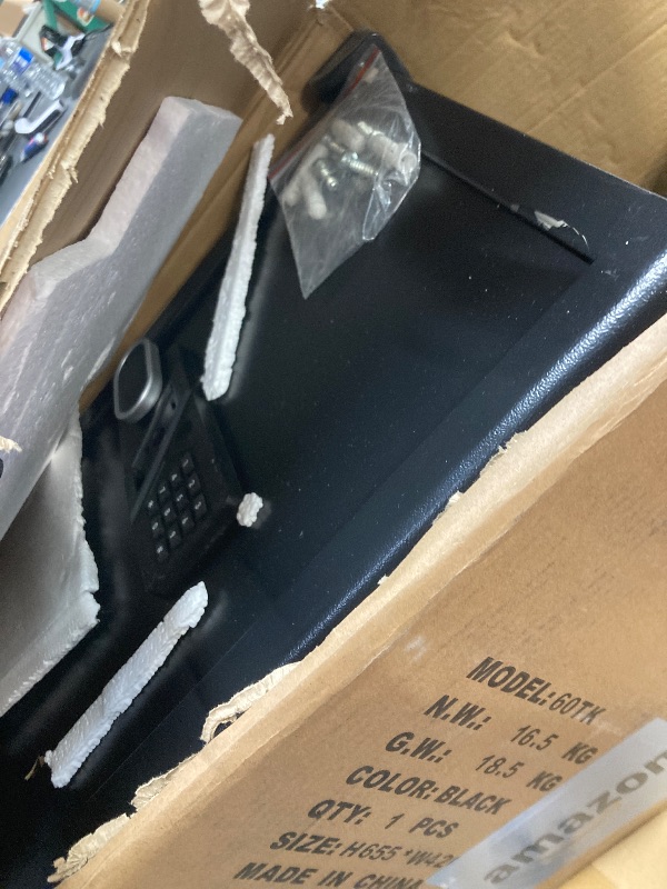 Photo 1 of *Scratched* 5.1 Cuft Large Home Safe Fireproof Waterproof, Anti-Theft Fireproof Safe Box with Programmable Keypad, Spare Keys and Alarm System, Fire Safes for Home Money Document Valuables