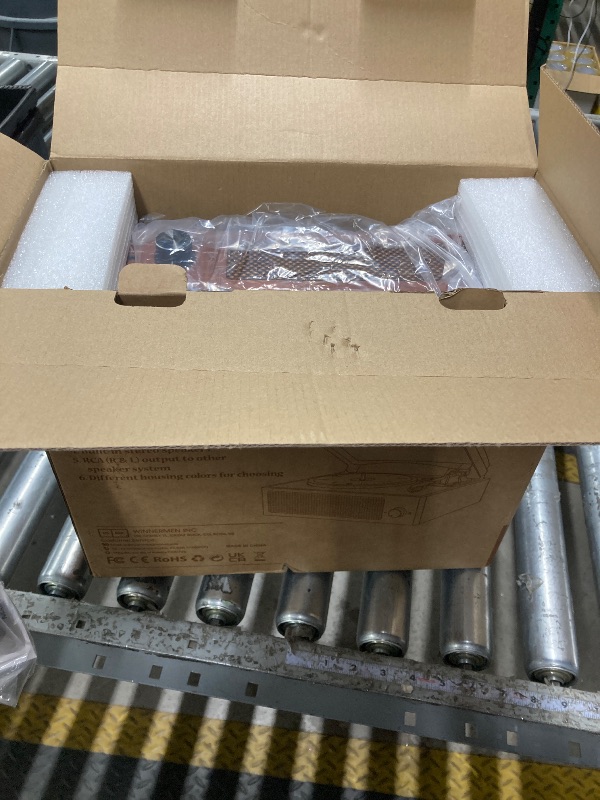 Photo 1 of **LID NOT CONNECTED**Vinyl Record Player Turntable with Built-in Bluetooth Receiver & 2 Stereo Speakers, 3 Speed 3 Size Portable Retro Record Player for Entertainment and Home Decoration