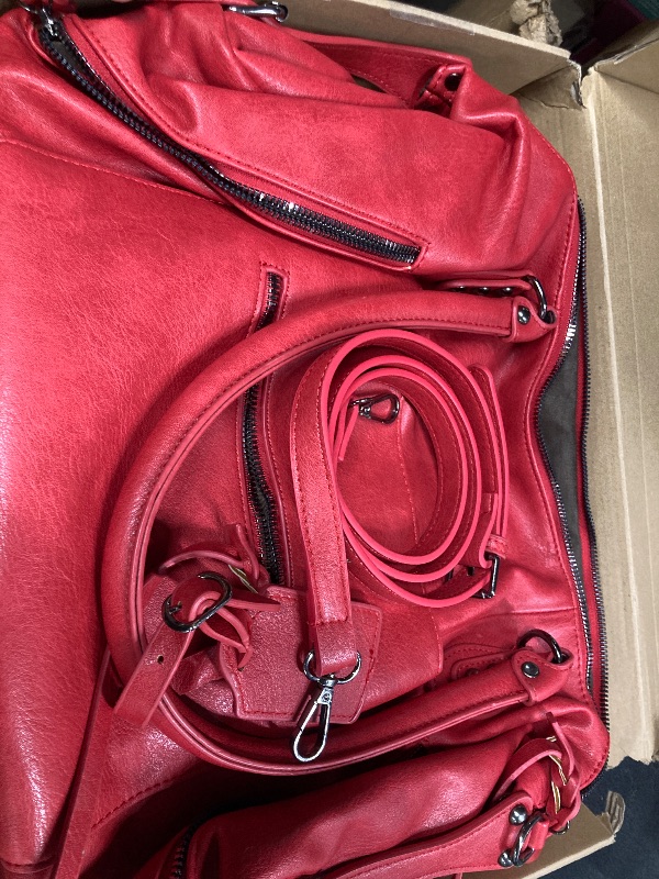 Photo 1 of ***Shoulder strap is damaged, starting to come undone***People Free Bag,People Free Dup Es,Peoples Frees Dupe City Bags Tote Bag Fall Purse Vegan Leather Hobo Handbags***Shoulder strap is damaged, starting to come undone***