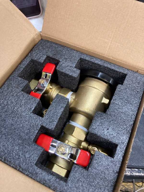 Photo 1 of 1" 720A 1-720A Pressure Vacuum Breaker Assembly,Brass Irrigation Backflow Preventer Valve for Lawn Irrigation System, Garden Sprinkler, Outdoor Water Line, Anti-Siphon Protection MAX 400PSI