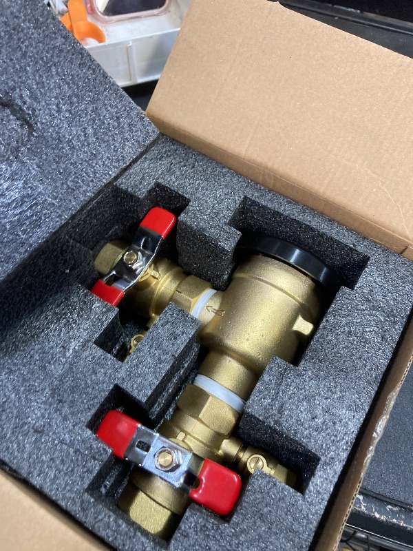 Photo 1 of 1" 720A 1-720A Pressure Vacuum Breaker Assembly,Brass Irrigation Backflow Preventer Valve for Lawn Irrigation System, Garden Sprinkler, Outdoor Water Line, Anti-Siphon Protection MAX 400PSI