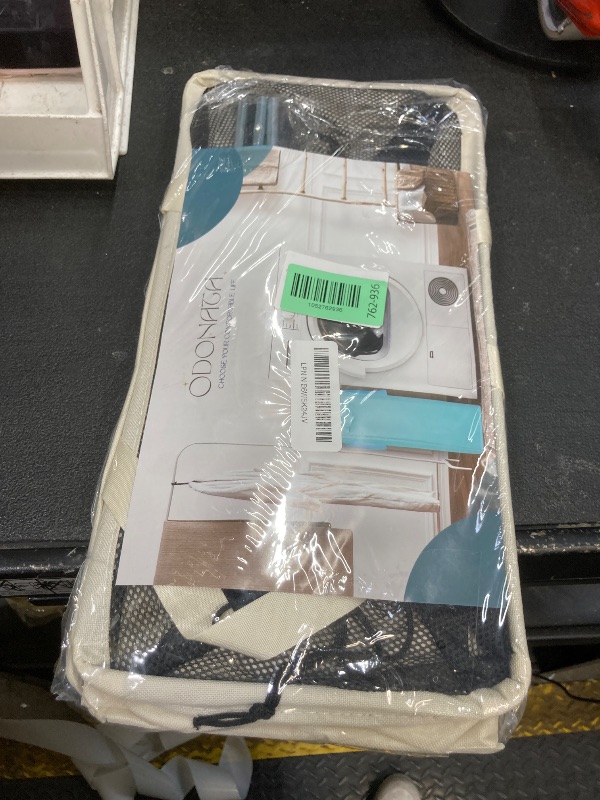 Photo 1 of **TAN**Odonata Slim Laundry Hamper Handles Collapsible Laundry Basket Thin Dirty Clothes Basket Narrow Laundry Bag Foldable Dirty Hamper 45L TAN