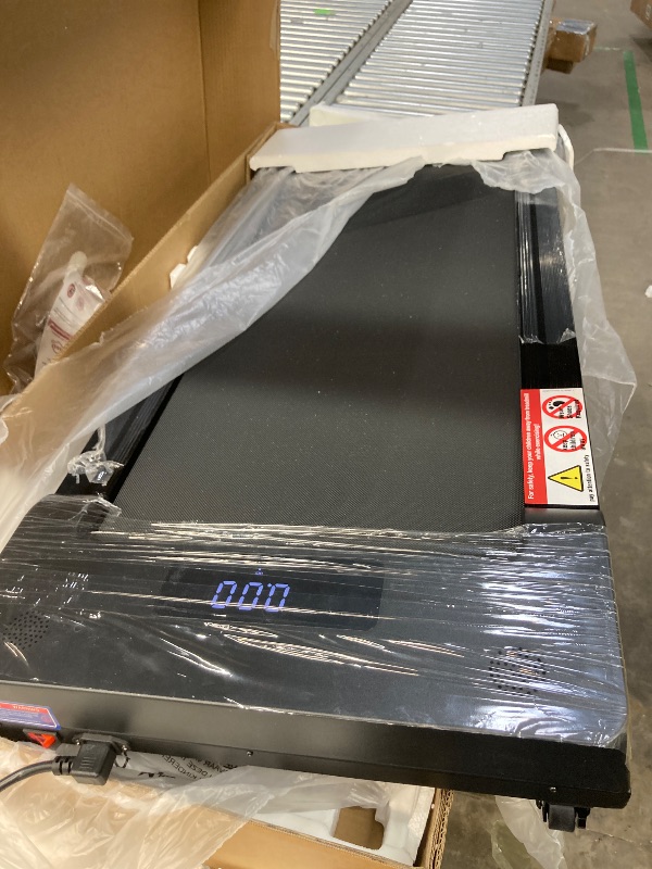 Photo 1 of ***NO REMOTE* ITEM DOES NOT WORK WITHOUT REMOTE***PACEROCKER Walking Pad Treadmill - 12% 9-Level Auto Incline System - 450 lbs Heavy Duty Capacity (204.1 kg) - Bluetooth Speaker - LED Display - Under Desk Design - 5 MPH (8 km/h)***NO REMOTE* ITEM DOES NOT