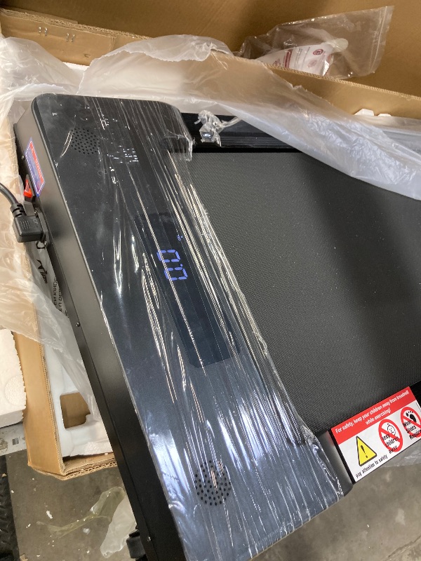 Photo 1 of ***NO REMOTE* ITEM DOES NOT WORK WITHOUT REMOTE***PACEROCKER Walking Pad Treadmill - 12% 9-Level Auto Incline System - 450 lbs Heavy Duty Capacity (204.1 kg) - Bluetooth Speaker - LED Display - Under Desk Design - 5 MPH (8 km/h)***NO REMOTE* ITEM DOES NOT