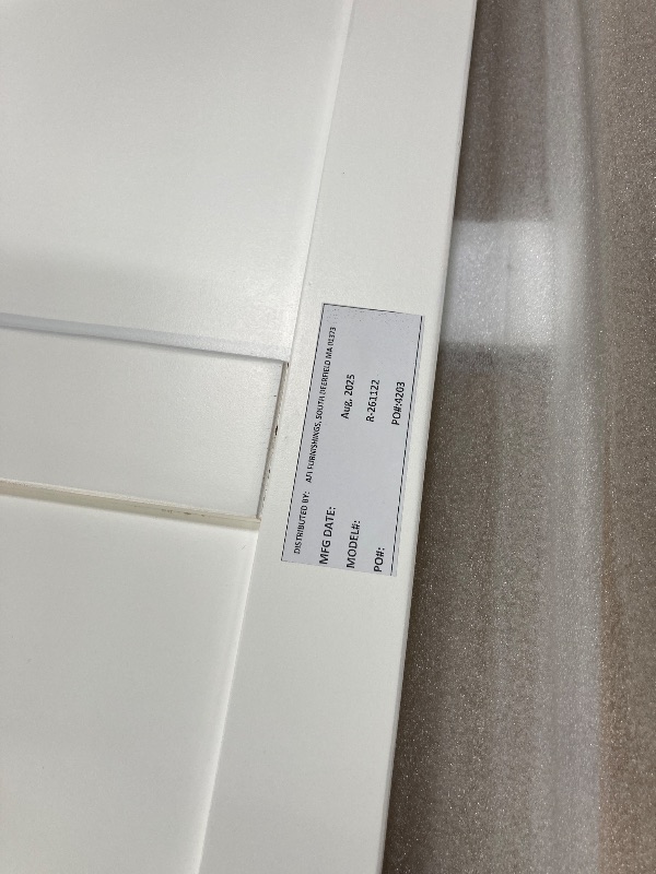 Photo 1 of ***TWIN SIZE FOOTBOARD ONLY -SELLING AS IS *** White | Sturdy Finished Wooden Modern