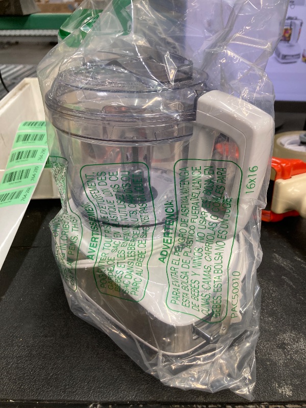 Photo 1 of ***MISSING BLADES***Cuisinart Core Custom 4-Cup Mini Chopper, Mini Food Processor Chops and Grinds with Auto-Reversing Stainless Steel SmartPower Blade, Dishwasher-Safe Parts, MCH-4, White/Stainless Steel***MISSING BLADES***