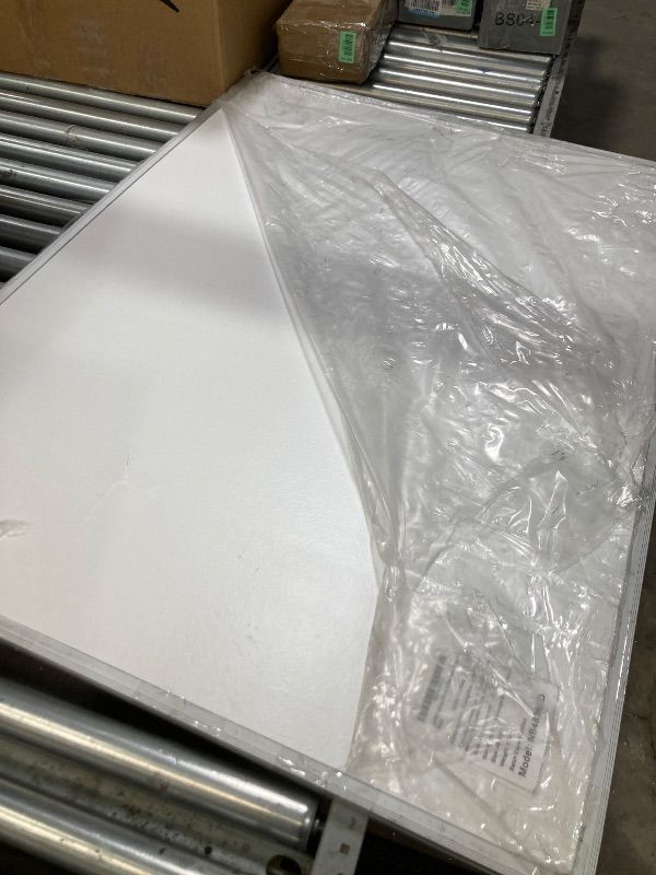 Photo 1 of **SOME DAMAGE ON CORNERS**VIZ-PRO Cork Notice Board, 48 X 36 Inches, Pack of 2, Silver Aluminium Frame