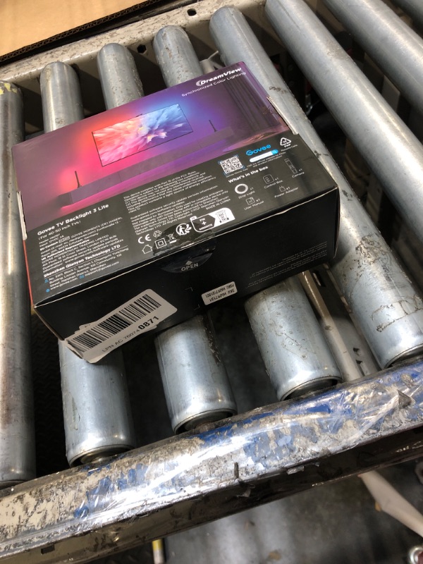 Photo 1 of Govee TV Backlight 3 Lite with Fish-Eye Correction Function Sync to 55-65 Inch TVs, 11.8ft RGBICW Wi-Fi LED Strip Lights with Camera, 4 Colors in 1 Lamp Bead, Voice and APP Control, Adapter