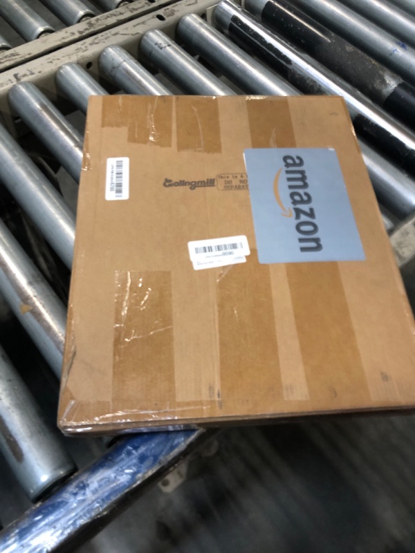 Photo 1 of Colingmill 47 Inch Photo Display Board Wood Picture Collage Frame Christmas Standing Picture Collage Board with 30 Wood Clip Wedding Birthday Decor for Photo Artwork Postcard Greeting Card Organizer