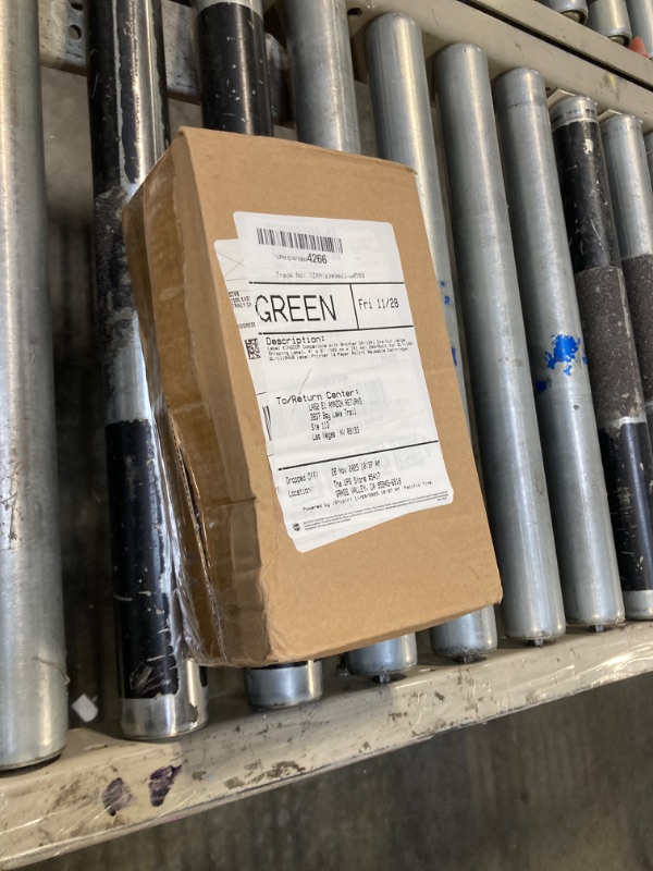 Photo 1 of ****One roll Missing***Label KINGDOM Compatible with Brother DK-1241 Die-Cut Large Shipping Label, 4" x 6" (102 mm x 151 mm) 200/Roll for QL-1100 QL-1110NWB Label Printer (3 Paper Roll+1 Reusable Cartridge)