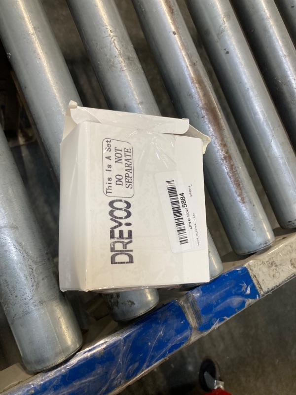 Photo 1 of 1 Pack Complete Toilet Valve Set, Includes 1/2 inch Nom Inlet x 3/8 Inch OD Compression Outlet Angle Shut Off, Stainless Steel Toilet Water Supply Line, Escutcheon Plate, Sealing Tape (12" Line)