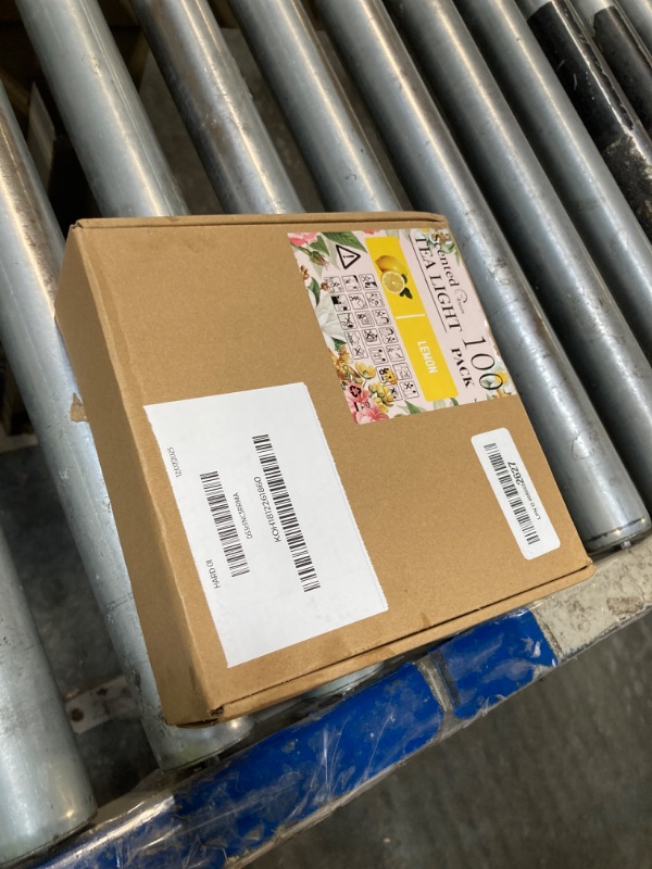 Photo 1 of 100 Pack Scented Tealight Candles 4 Hours, Lemon Aromatherapy Candles for Votive Home, Wedding Holiday and Emergency (Yellow)