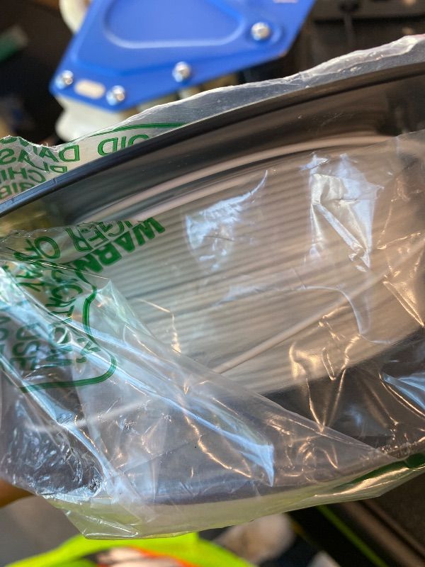 Photo 1 of **MISSING PARTS**
SOLEYIN Matte PLA Filament 1.75mm, 3D Printer Filament 30-300mm/s Printing Speed, Dimensional Accuracy +/- 0.02mm, 1kg Cardboard Spool(2.2lbs) 3D Printing Filament Fits for Most FDM 3D Printers(White)