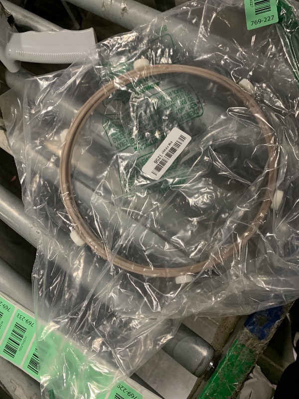 Photo 1 of 2 Pcs 9.53in WB06X10705 Microwave Turntable Ring Replacement for GE Microwaves,Rotating Ring Roller,Microwave Oven Tray Support,Glass Plate Tray Support Holder