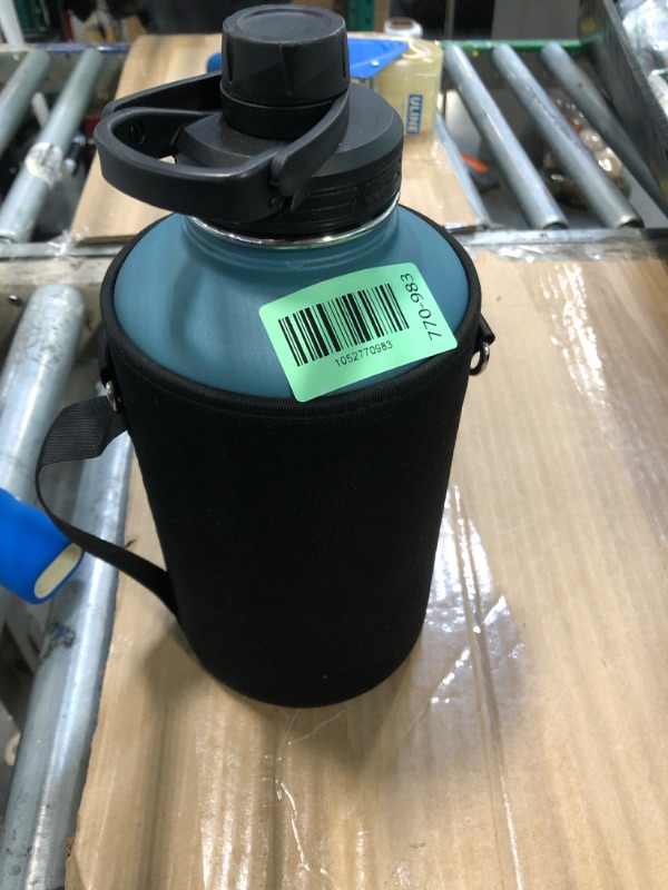 Photo 1 of  64 oz Insulated Water Bottle DIY Stickers, Leakproof, BPA Free, Half Gallon