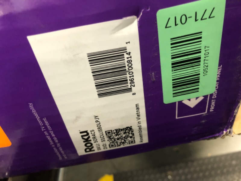 Photo 1 of Roku Smart TV 2025 – 50-Inch Select Series, 4K HDR TV – RokuTV with Enhanced Voice Remote – Flat Screen LED Television with Wi-Fi for Streaming Live Local News, Sports, Family Entertainment