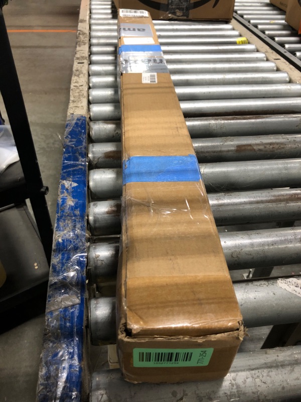 Photo 1 of ChadMade Ceiling Track Kit with Hooks, Wall Mount Curtain Track, x-Large Size for Space 12ft - 18ft Wide, Single Window Rods Work with Grommet and Pinch Pleated Curtain