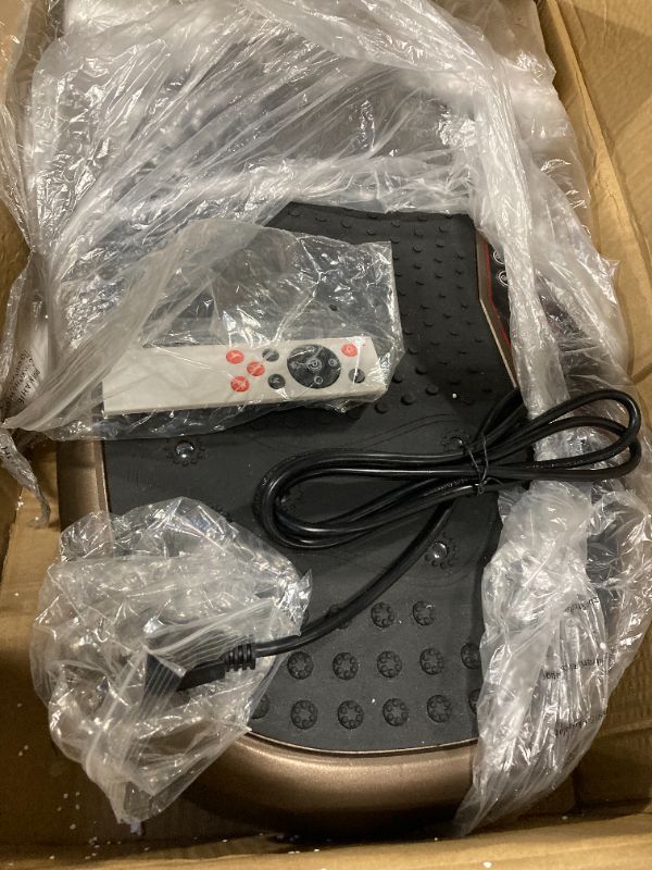 Photo 1 of ****DUMBBELLS ARE MISSING**** EILISON FitMaxx 3D XL Vibration Plate Exercise Machine - Whole Body Workout Vibration Platform w/Loop Bands - Lymphatic Drainage Machine for Weight Loss, Shaping, Wellness, Recovery