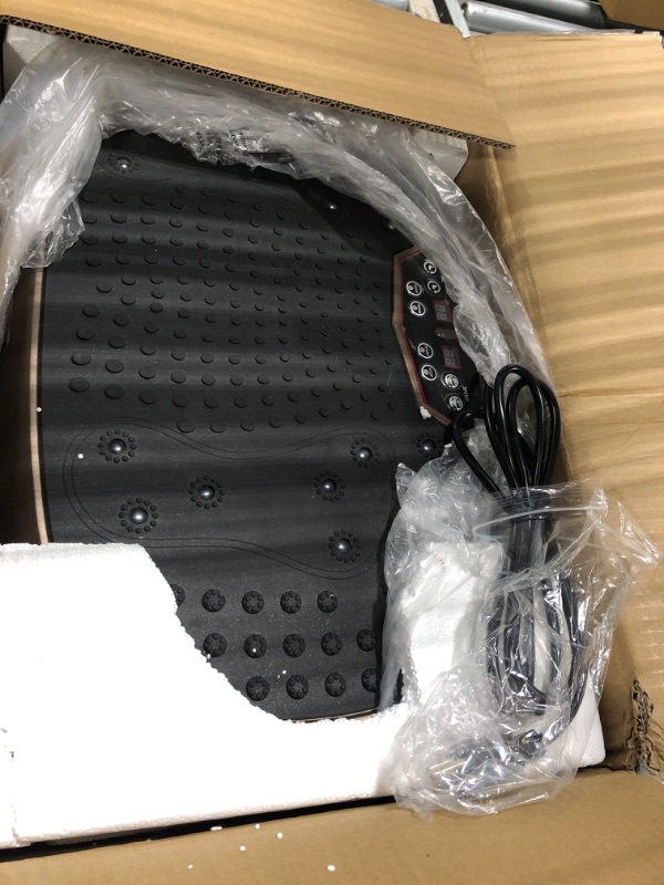 Photo 1 of ****DUMBBELLS ARE MISSING**** EILISON FitMaxx 3D XL Vibration Plate Exercise Machine - Whole Body Workout Vibration Platform w/Loop Bands - Lymphatic Drainage Machine for Weight Loss, Shaping, Wellness, Recovery