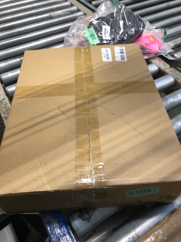 Photo 1 of **UNKNOWN MISSING PIECES**facka Adjustable TV Tray Table with Rounded Metal Corners, C-Shaped Snack Table for Couch, Sofa, Bed or Chair, Small Space Side Table for Eating, Dinner, or Laptop Use