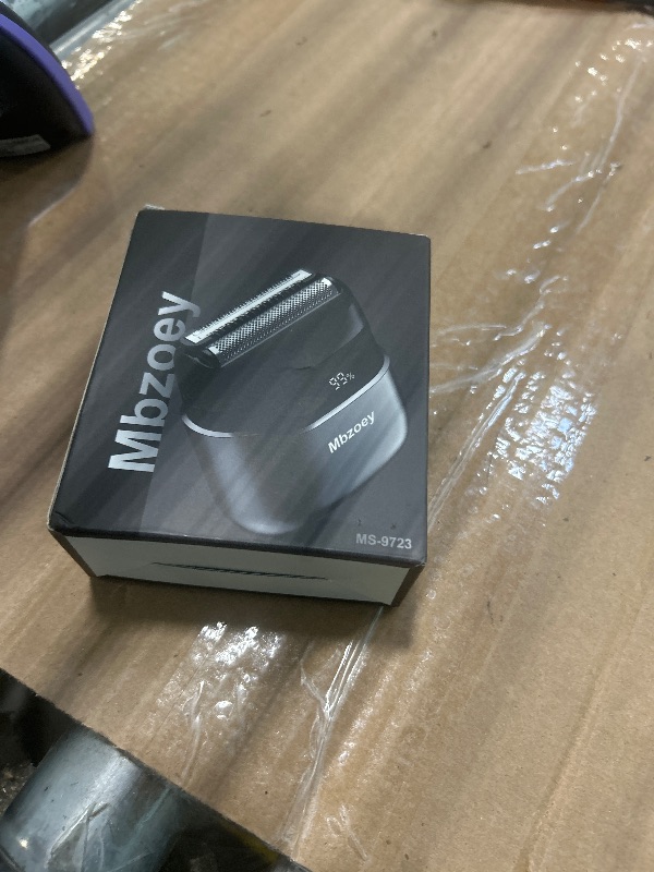 Photo 4 of Mbzoey Electric Foil Shavers for Men: Mini Electric Razor for Face - IPX7 Waterproof Cordless Razor with LED Display & Fast Charge - Micro-Comb Technology & Precision Blades, Black