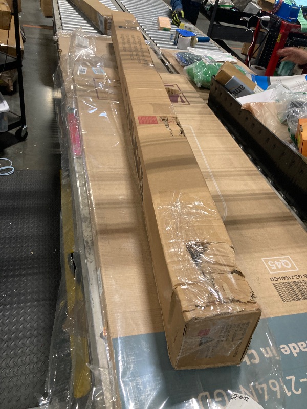 Photo 1 of YODOLLA 72" Projector Screen Motorized 16:9, 4K HD Pull Down Retractable Projection Screens Electric Automatic Wall Ceiling Movie Screen for Office Classroom Indoor with Remotes