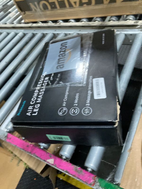 Photo 1 of ***CHARGING CABLE IS MISSING*** Nekteck Leg Compression Massager for Circulation and Relaxation, FSA Eligible Foot and Calf Massage Machine 2 Modes 3 Intensities with Hand-held Controller for Pain Relief, HSA Adjustable Leg Wraps