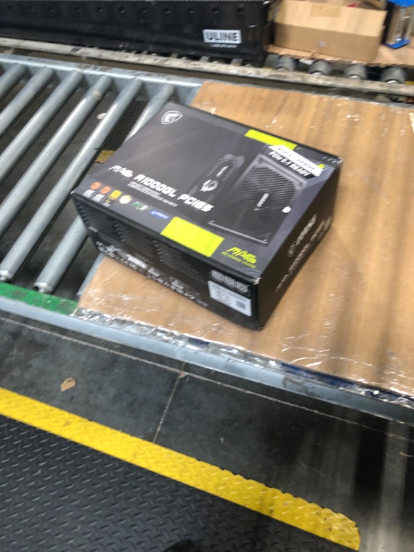 Photo 1 of MSI MAG A1000GL PCIE5, Fully Modular Compact Gaming 1000W Power Supply, 80+ Gold, ATX 3.1 & PCIe 5.1 Ready, Native Dual-Color 12V-2x6 Cable, 10 Year Warranty