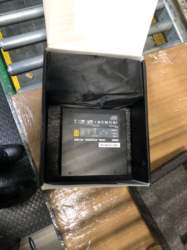 Photo 1 of MSI MAG A1000GL PCIE5, Fully Modular Compact Gaming 1000W Power Supply, 80+ Gold, ATX 3.1 & PCIe 5.1 Ready, Native Dual-Color 12V-2x6 Cable, 10 Year Warranty