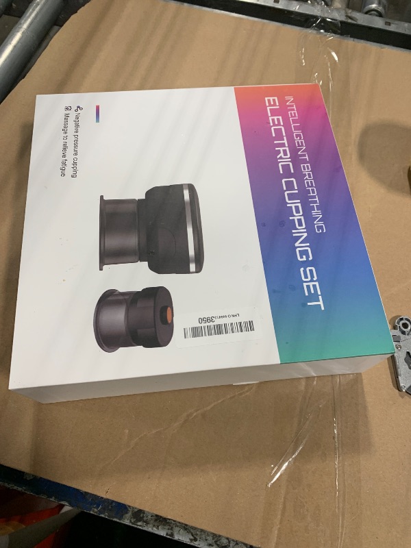 Photo 1 of **NO POWER CORD**UBALANCE Cupping Kit for Massage Therapy, Cupping Therapy Set 6 Cups, Electric Smart Cupping Machine, 4 in 1 Negative Pressure Massager with 12 Modes for Fatigue Relief, Black