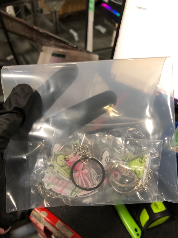 Photo 1 of ** ONLY 6**
Serencatcher 12Pcs A Tini Bit Older Martini Keychains Gifts, Green Pink Martini Party Favors 5 Styles Double-Sided Printed Acrylic Keyrings for Cocktail A Tini Bit Older Birthday Bachelorette Party