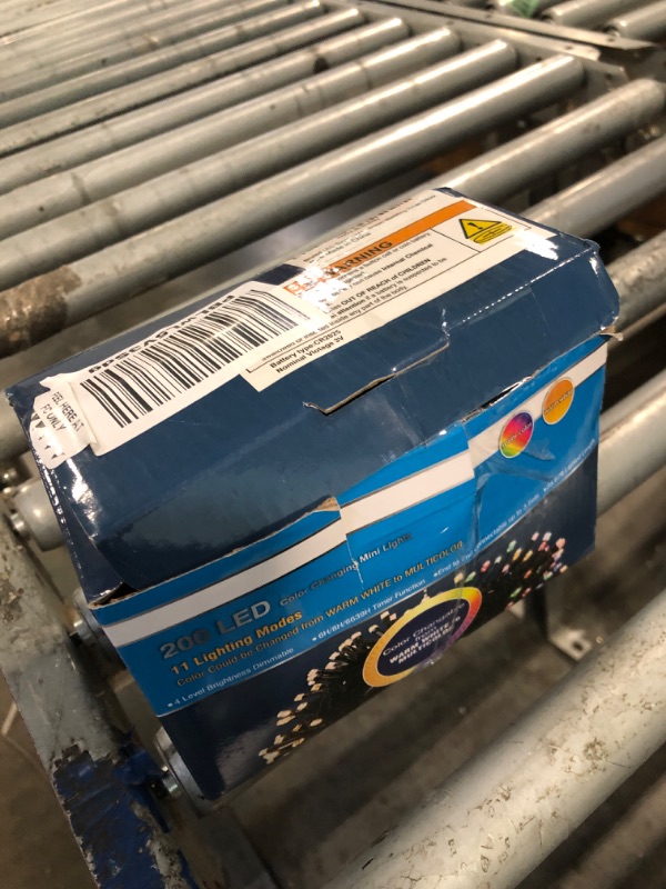 Photo 1 of ***SAME ITEM****Brizled Christmas Lights, 65.67ft 200 LED Color Changing Tree Lights 11-Function Warm White & Multicolored Christmas Lights, Connectable 29V Safe Adapter Remote Decorative Lights String for Xmas Party