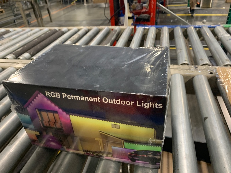 Photo 1 of ** FACTORY SEALED ** Fussion 300ft Permanent Outdoor Lights for House, 2025 Smart RGB LED Outside Lights with APP Remote Control, IP67 Waterproof Eternity Eaves Lighting for Christmas, Halloween, Holiday, Party, Daily