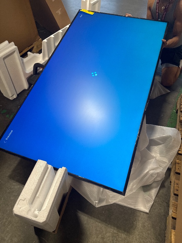 Photo 1 of ***** TURNS ON PERFECTLY****** Samsung 65-Inch Class The Frame Pro LS03FW 4K Neo QLED Mini LED Smart TV (2025 Model) Slim Fit Wall Mount, Modern Frame Design, Wireless One Connect, NQ4 AI Gen3 Processor, Art Mode, Alexa Built-in