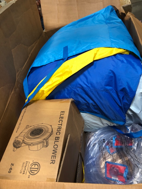 Photo 1 of ** similar to image, NOT EXACT**
Inflatable Water Slide Park, Bouncy Castle with Deep Pool, 191 x 157.5 x 100 Inch, Jumping Castle with Air Blower
