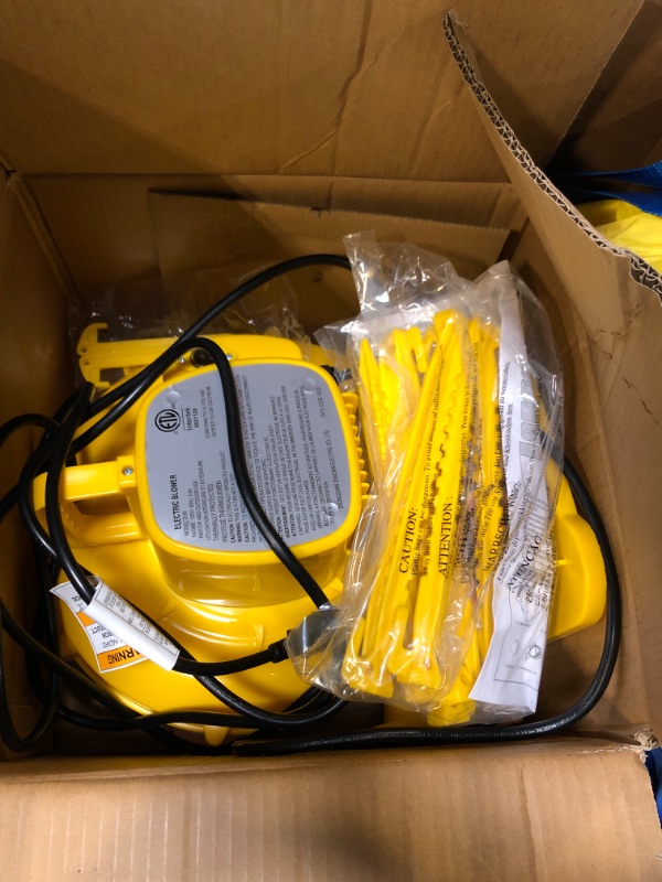 Photo 1 of ** similar to image, NOT EXACT**
Inflatable Water Slide Park, Bouncy Castle with Deep Pool, 191 x 157.5 x 100 Inch, Jumping Castle with Air Blower
