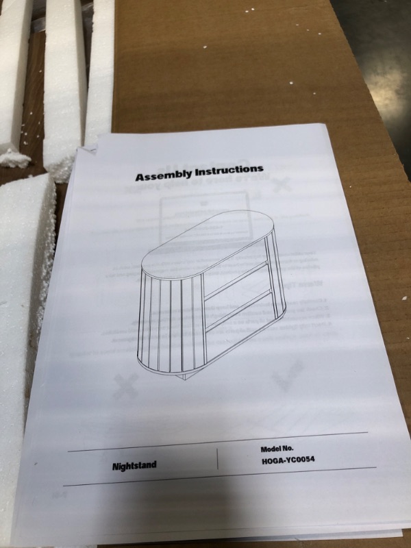 Photo 1 of ** LIGHT BROWN**
Contemporary 60-inch sideboard by Signature Design with 2 adjustable shelves, dark brown color.