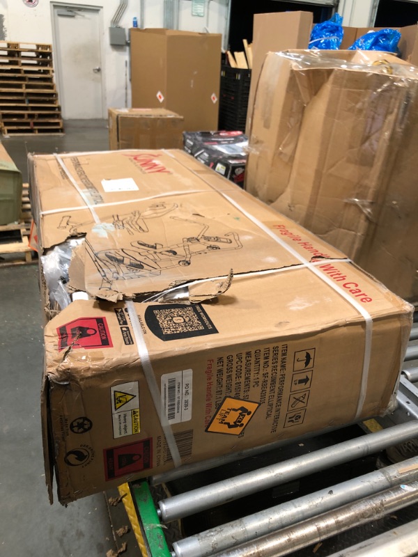 Photo 1 of ** FACTORY SEALED**
Sunny Health & Fitness Elliptical Recumbent Cardio Bike, Cross Trainer Cycle for Indoor Arm/Leg Home Exercise, Dual Stationary Handlebars Plus Easy Access Seat for Adults & Seniors w/App Connection