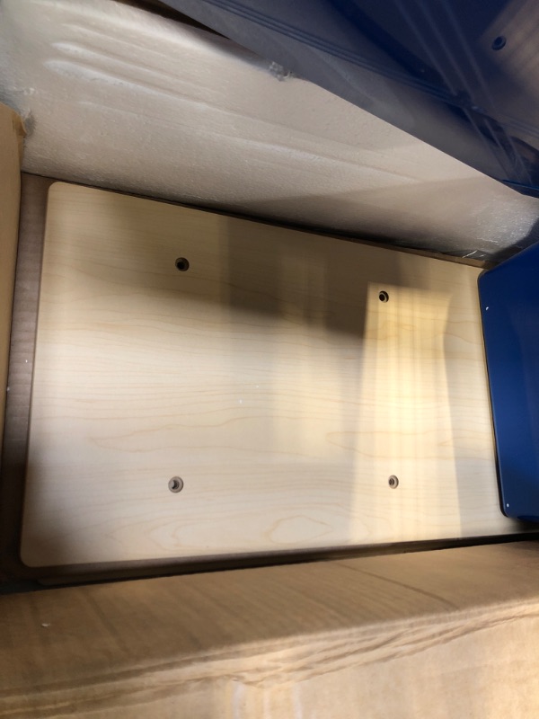 Photo 1 of ** MISSING INSTRUCTIONS AND HARDWARE**
Amazon Basics Kids Toy Storage Organizer With 12 Plastic Bins, Natural Wood With Bright Bins, 10.9" D x 33.6" W x 31.1" H