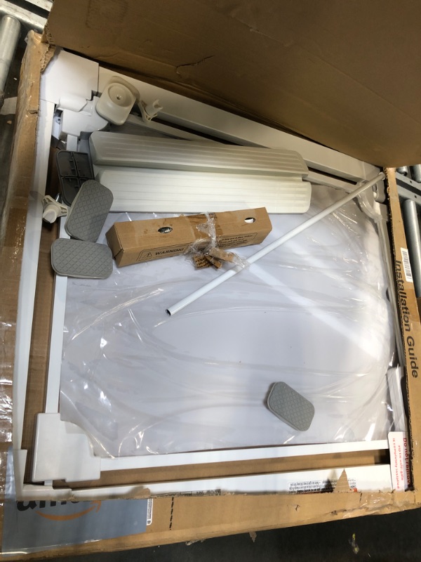 View 3 of ** MISSING INSTRUCTIONS**
AIKSIWAI Clear Baby Safety Gate for Stairs,29"-48" Wide, 30" Tall Pressure Mounted Acrylic Pet Gate, Easy Walk Through Auto Close Child Gate for Doorways and House,29.52-47.24"