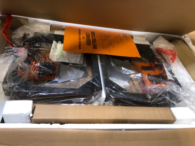 Photo 1 of ** FACTORY SEALED**
Signature Design by Ashley Lyncott Contemporary Counter Height Upholstered Bar Stool with Foam Cushion, Set of 2, Fabric Upholstery, 24.25", Light Gray & Brown