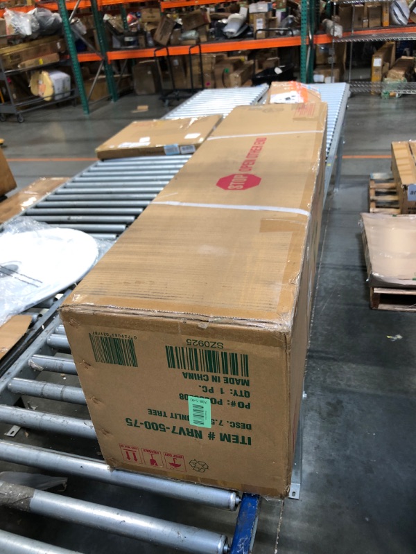 Photo 1 of ** FACTORY SEALED**
National Tree Company 7.5 ft Unlit North Valley Spruce Artificial Christmas Tree, 1,346 Tips, Includes Stand, Green